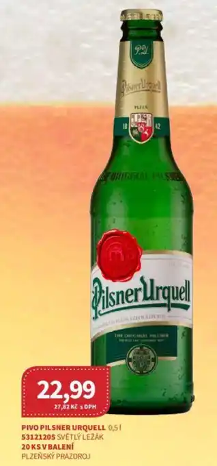 Kubík potraviny PIVO PILSNER URQUELL 0,5 l. nabídka