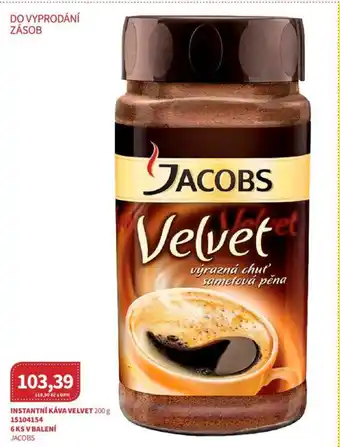 Kubík potraviny INSTANTNÍ KÁVA VELVET 200 g nabídka