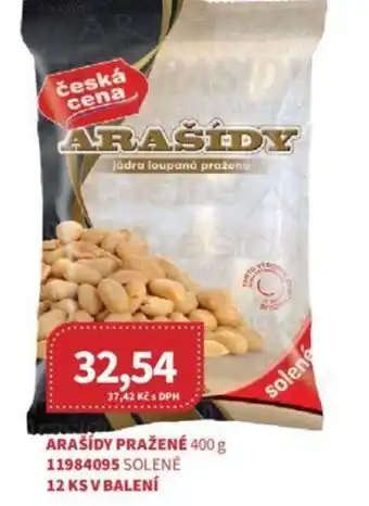 Kubík potraviny ARAŠÍDY PRAŽENÉ 400 g nabídka