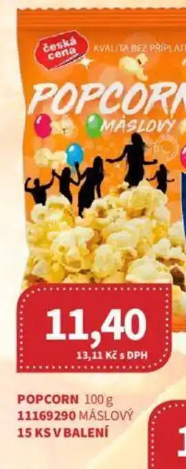 Kubík potraviny POPCORN 100g MASLOVÝ nabídka