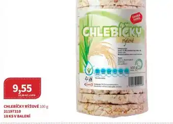 Kubík potraviny CHLEBÍČKY RÝŽOVÉ 100 g nabídka