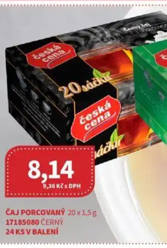 Kubík potraviny ČAJ PORCOVANÝ 20 x 1,5g ČERNÝ nabídka