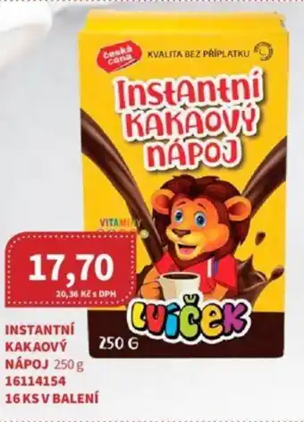 INSTANTNÍ KAKAOVÝ NAPOJ 250 g