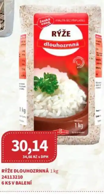 Kubík potraviny RÝŽE DLOUHOZRNNÁ 1kg nabídka