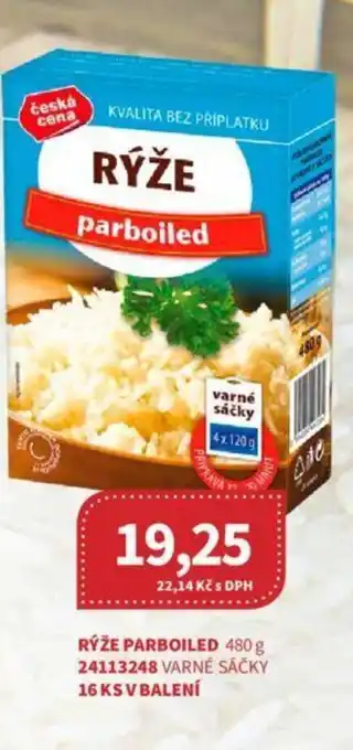 Kubík potraviny RÝŽE PARBOILED 480 g nabídka