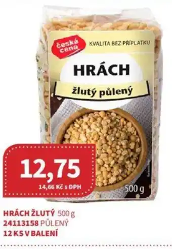 Kubík potraviny HRÁCH ŽLUTÝ 500 g nabídka