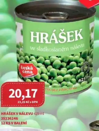 Kubík potraviny HRÁŠEK V NÁLEVU 425 ml nabídka
