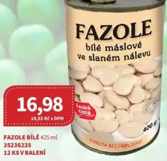 Kubík potraviny FAZOLE BÍLÉ 425 ml nabídka