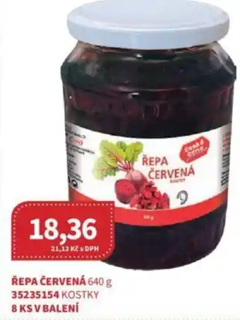 Kubík potraviny ŘEPA ČERVENÁ 640 g nabídka