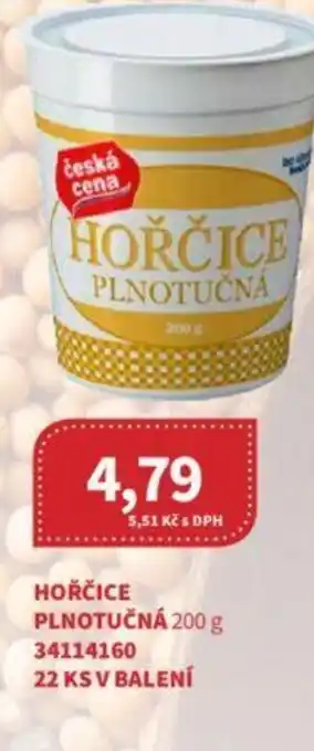 Kubík potraviny HOŘČICE PLNOTUČNÁ 200 g nabídka