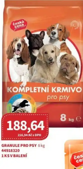 Kubík potraviny GRANULE PRO PSY 8 kg nabídka
