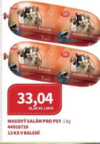Kubík potraviny MASOVÝ SALÁM PRO PSY 1kg nabídka