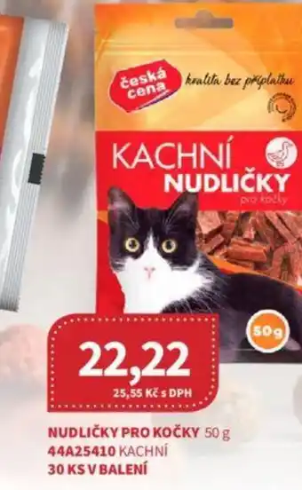 Kubík potraviny NUDLIČKY PRO KOČKY 50 g nabídka