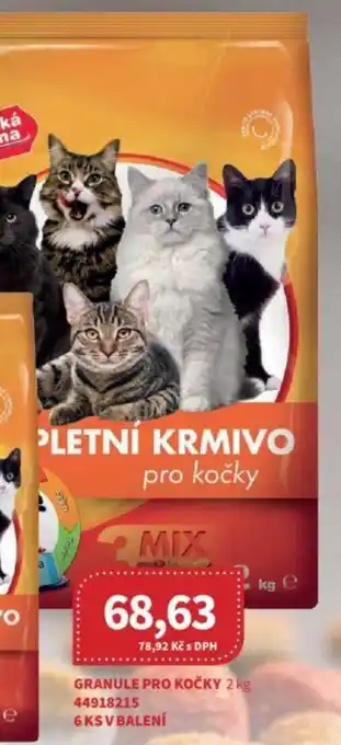 Kubík potraviny GRANULE PRO KOČKY 2 kg nabídka