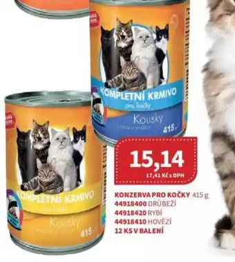 Kubík potraviny KONZERVA PRO KOČKY 415 g nabídka