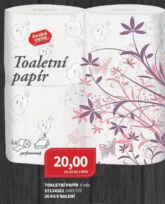 Kubík potraviny TOALETNÍ PAPÍR 4 role nabídka