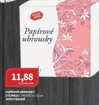 Kubík potraviny PAPÍROVÉ UBROUSKY nabídka