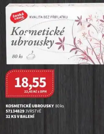 Kubík potraviny KOSMETICKÉ UBROUSKY 80 ks nabídka