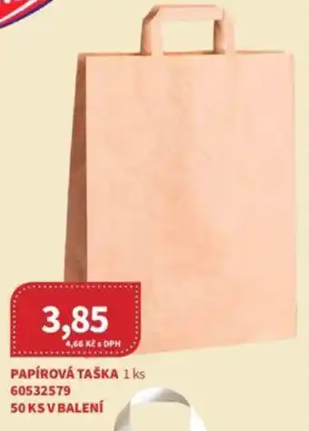 Kubík potraviny PAPÍROVÁ TAŠKA 1 ks nabídka