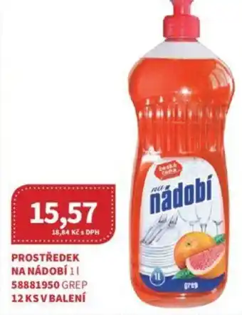 Kubík potraviny PROSTŘEDEK NA NÁDOBÍ 1L nabídka