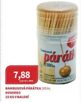 Kubík potraviny BAMBUSOVÁ PÁRÁTKA 200 ks nabídka