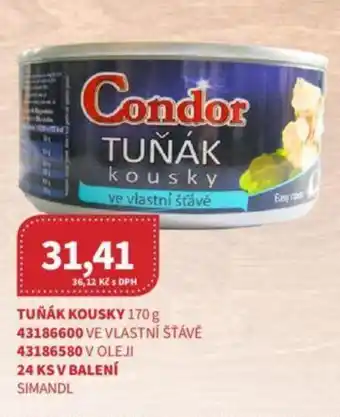 Kubík potraviny TUŇÁK KOUSKY 170g nabídka