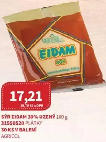 Kubík potraviny SÝR EIDAM 30% UZENÝ 100 g nabídka