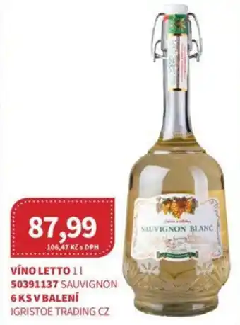 Kubík potraviny VÍNO LETTO 1L nabídka