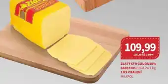 Kubík potraviny ZLATÝ SÝR GOUDA 48% nabídka