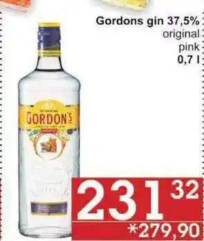 Jip Gordons gin 37,5% original, 0,7 l nabídka