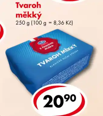 CBA Tvaroh měkký 250g nabídka