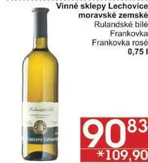 Jip Vinné sklepy lechovice moravské zemské, 0,75 l nabídka