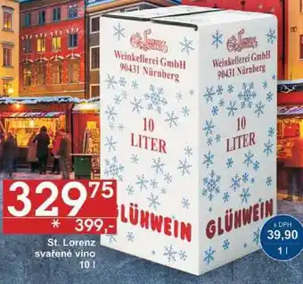 Jip St. lorenz svařené vino, 10 l nabídka