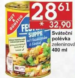 Jip Sváteční polévka zeleninová, 400 ml nabídka