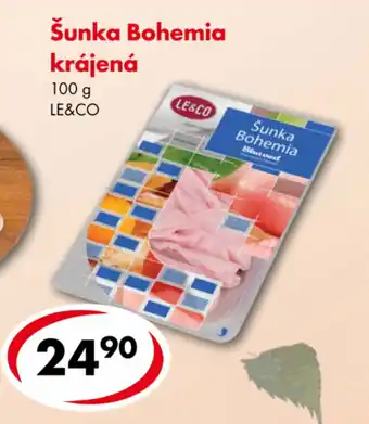 CBA Šunka Bohemia krájená 100g nabídka