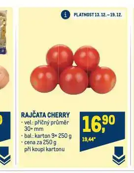Makro Rajčata cherry nabídka