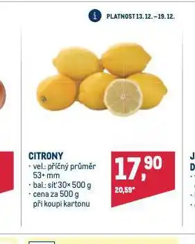 Makro Citrony nabídka