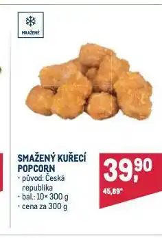 Makro Smažený kuřecí popcorn nabídka