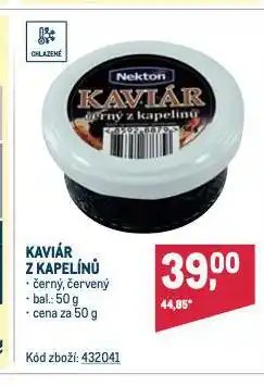 Makro Kaviár z kapelínů nabídka