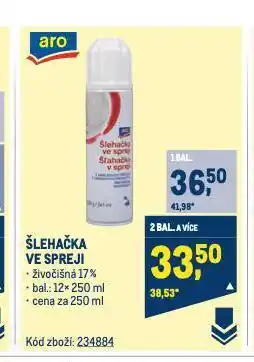 Makro Šlehačka ve spreji nabídka