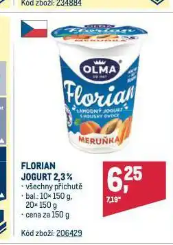 Makro Florian jogurt nabídka