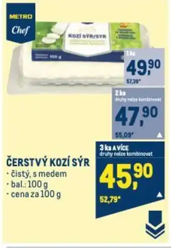 Makro ČERSTVÝ KOZÍ SÝR nabídka