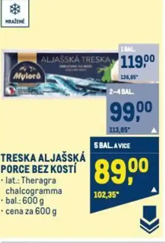 Makro TRESKA ALJAŠSKÁ PORCE BEZ KOSTÍ nabídka