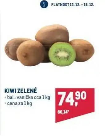 Makro KIWI ZELENÉ nabídka