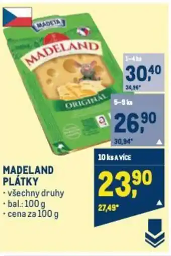 Makro MADELAND PLÁTKY nabídka