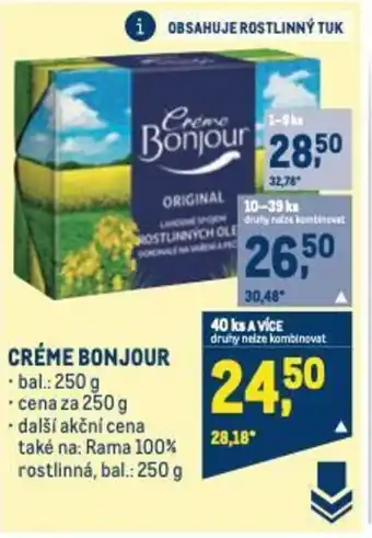 Makro CRÉME BONJOUR nabídka
