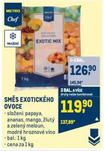 Makro SMĚS EXOTICKÉHO OVOCE nabídka