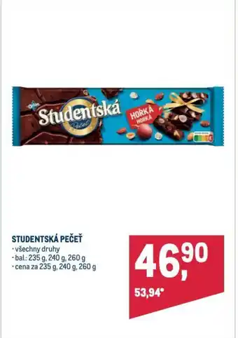 Makro STUDENTSKÁ PEČEŤ nabídka