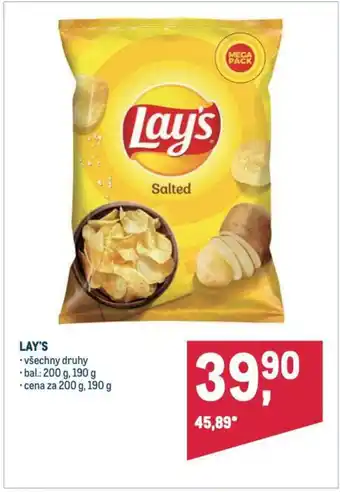Makro LAY'S nabídka