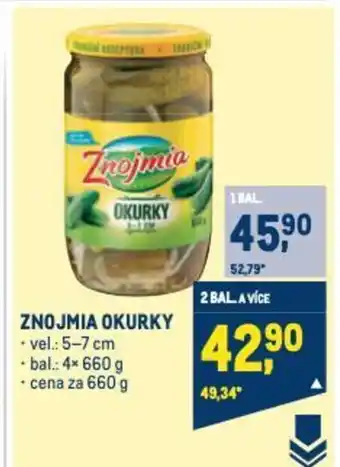 Makro ZNOJMIA OKURKY nabídka